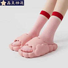 厚底雲朵褶皺拖鞋女外出 2023年新款時尚百搭鬆糕厚底一字拖仙女風涼拖鞋【晴沐代購】 歷史價格詳細信息