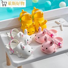 可愛卡通包頭拖鞋女夏季外穿2023年新款厚底防滑踩屎感沙灘洞洞鞋 歷史價格詳細信息