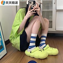 洞洞鞋ins學生洞洞鞋女外穿夏2023踩屎感軟底防滑情侶透氣拖鞋女 歷史價格詳細信息