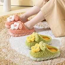 熱銷 毛毛室內拖鞋 防水棉拖 居家拖鞋 市內拖鞋 防水棉拖鞋女可愛冬天pu面皮面家用秋冬季防滑厚底情侶家居毛毛拖 可開發 歷史價格詳細信息