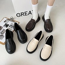 英倫風小皮鞋女夏新款時尚一腳蹬黑色職業上班工作鞋平底防滑 歷史價格詳細信息