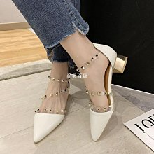 現貨熱銷-一字扣帶涼鞋女2020新款夏季仙女風百搭粗跟羅馬女鞋時裝高跟鞋潮CFLP 歷史價格詳細信息