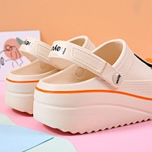 現貨熱銷-拖鞋女外穿夏時尚涼拖坡跟百搭鬆糕厚底一字拖防滑大碼高跟CRD 歷史價格詳細信息