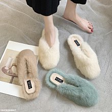 毛]毛毛包頭半拖鞋女外穿時尚百搭珍珠一腳蹬懶人穆勒鞋女外穿拖鞋ins新款網紅平底鞋秋冬休閒一腳蹬懶人百搭懶人鞋韓-挖寶迎好年-可可精選 歷史價格詳細信息