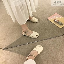 法式復古包頭涼鞋女高級感2023春夏季新款小香風單鞋配裙子 歷史價格詳細信息