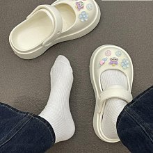 可愛卡通包頭拖鞋女夏季外穿2023年新款厚底防滑踩屎感沙灘洞洞鞋 歷史價格詳細信息