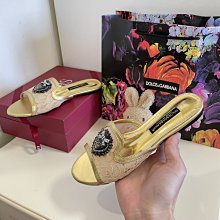 熱銷新款 DG太陽花蕾絲涼拖鞋 明星大牌同款 價格比較,價格查詢,歷史價格詳細信息