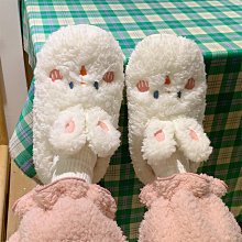 肥球球 女冬魔術貼羊羔毛親子棉鞋可愛熊貓戶外穿保暖防滑豆豆鞋 歷史價格詳細信息
