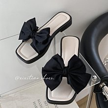 肥球球 甜美創意女士平底居家鞋網紅蝴蝶結學生新款防滑涼拖鞋夏 歷史價格詳細信息