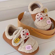 肥球球 女冬魔術貼羊羔毛親子棉鞋可愛熊貓戶外穿保暖防滑豆豆鞋 歷史價格詳細信息