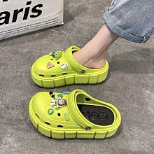 洞洞鞋女夏外穿芝麻街新款2023厚底防滑ins網紅兩穿包頭沙灘涼拖-可可鞋櫃 歷史價格詳細信息