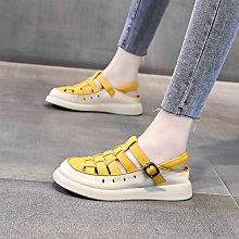 厚底包頭涼鞋女2024年新款夏季兩穿羅馬鞋洞洞鞋半拖鞋外穿涼拖鞋 歷史價格詳細信息