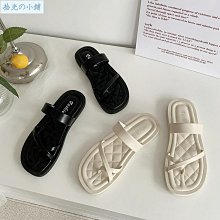 細細條 涼鞋女夏運動學生ins潮防滑軟底休閒韓版魔術貼平底沙灘鞋 歷史價格詳細信息