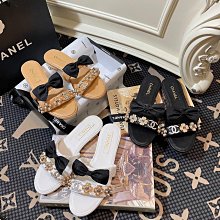 2024夏季新款珍珠水鑽平底人字拖時尚外穿夾趾大碼涼拖鞋女 歷史價格詳細信息