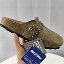birkenstock 勃肯鞋情侶款真皮軟木厚底休閒半包頭鞋拖鞋 深灰色35-45 歷史價格詳細信息