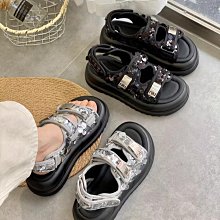 2024夏季新款魔術貼素麵兒童寶寶涼鞋e厚底防水防滑沙灘鞋 歷史價格詳細信息