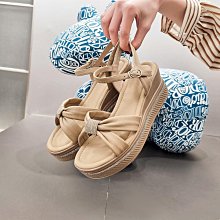 真皮涼鞋女坡跟夏季2023年新款中跟軟底中年時尚媽媽涼鞋防滑大尺碼 歷史價格詳細信息