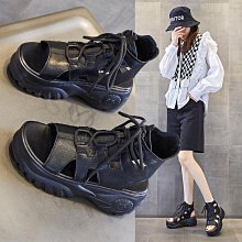 真皮涼鞋女坡跟夏季2023年新款中跟軟底中年時尚媽媽涼鞋防滑大尺碼 歷史價格詳細信息