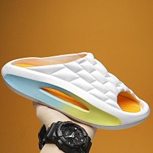 拖鞋男士夏季外穿潮牌防滑踩屎感超火涼鞋厚底兩用運動一字拖 歷史價格詳細信息