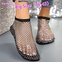 大尺碼（35-43)✨女鞋 大碼涼拖鞋女2020新款平底歐美水鉆夾趾沙灘人字拖鞋 舒適防滑輕便透氣厚底休閒-鑫星精選 歷史價格詳細信息