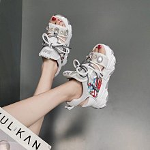 內增高老爹鞋女ins潮8cm顯瘦厚底百搭2022年秋新款休閒小白運動鞋 歷史價格詳細信息