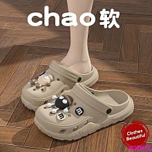 洞洞鞋女2024年新款夏季透氣鏤空厚底小白鞋子女休閒運動包頭涼鞋 歷史價格詳細信息