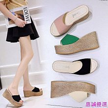 鞋 松糕人字拖鞋女 套趾沙灘涼拖鞋時尚復古小個子厚底網紅防滑拖鞋 歷史價格詳細信息