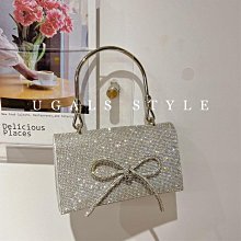 閃亮bling手提小方包水桶包托特包水餃包 黑色 米白色 灰色 歷史價格詳細信息