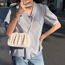 ins包包 百褶包 褶皺包 皮革 日系手提包 大容量手提包 水桶包 單肩包 手提包 挎包 斜挎包 女包 流行 歷史價格詳細信息