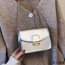 漆皮小方包女新款潮定型時尚盒子包夏天單肩少女斜挎包鏈條包 歷史價格詳細信息