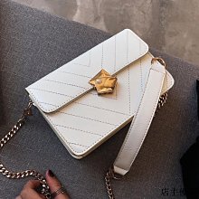 上新小包包斜挎包簡約韓版菱格鏈條包休閒斜挎小包單肩百搭果凍包-陽光優選 歷史價格詳細信息