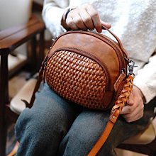 【熱賣精選】定制植鞣牛皮高級感優雅復古大容量百搭時尚真皮手提單肩包 歷史價格詳細信息