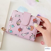 熱賣簡約小錢包~ins風復古女 皮夾 女短夾 小钱包 女生零钱包  迷你錢包女 長夾 拉链卡扣式錢包短-滿599免運 歷史價格詳細信息