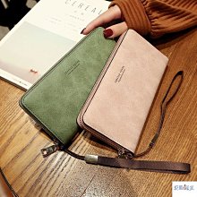 長夾 錢包女 中夾 色簡約錢包 錢夾 卡包 多卡位PU長款女士卡夾零錢包 卡片收納包 韓版簡約氣質女生手拿包（滿599免運） 歷史價格詳細信息
