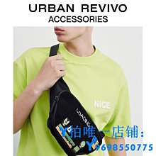 現貨URBAN REVIVO2022春夏新品男士配件潮玩魔術貼腰包AM16TB8N2001簡約 價格比較,價格查詢,歷史價格詳細信息