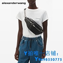 現貨亞歷山大王經典機車鏈條attica腰包 aw羊皮單肩斜挎胸包男女同款簡約 歷史價格詳細信息
