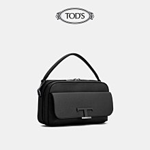 TODS 簡約烙印LOGO小牛皮12卡對開短夾.藍 歷史價格詳細信息