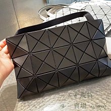 ISSEY MIYAKE 三宅一生 BAOBAO 亮面三角格6x6手提包 (黑色) 歷史價格詳細信息