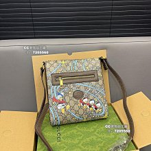 經典GG Supreme印花帆布中性款郵差包 肩背/斜背包(卡其) 歷史價格詳細信息