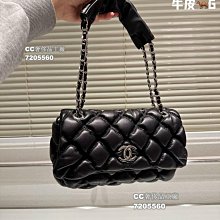 【CC奢侈品工廠】牛皮Chanel早春手工坊手柄包 上身可可愛愛金新款小黑子多了手柄設計，實物看還是非常精致的回越 歷史價格詳細信息