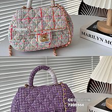 【CC奢侈品工廠】Chanel 毛呢 手提包 慵懶隨性又好背上身滿滿的驚喜高級慵懶又隨性徹底心動的一只size 2 歷史價格詳細信息