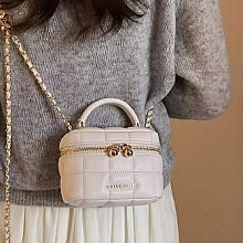 鏈條質感 斜挎小包 女2024新款 高級感精緻手機 小包包軟皮夏天雲朵包-李李 韓國女裝 歷史價格詳細信息