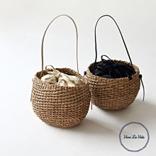 omen瓦恩【日本Cheer】手提手工編織手提草編包-外原色內棕色 歷史價格詳細信息