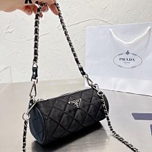 獨家實拍！小香風魚子醬小牛皮菱格鏈條包  真皮小方包 單肩斜挎包W25.5*H14.5*D7 歷史價格詳細信息