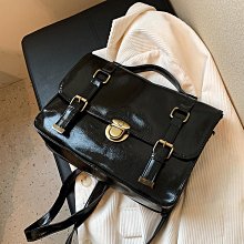 英倫復古郵差包包女2022新款潮時尚韓國公文包百搭大容量包雙肩包 歷史價格詳細信息