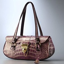 ????????????????????・真皮拼接帆布 her bag同款 鎖頭裝飾手提肩背休閒凱莉包 (小款) BFF80s 歷史價格詳細信息