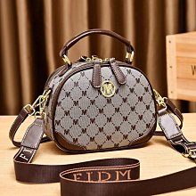 斜跨小圓包 單肩包 大容量 側揹包 高級感圓形包包女新款時尚網紅百搭ins手提單肩斜挎包小圓包~-麥包包 歷史價格詳細信息