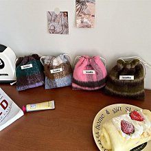 口紅包小化妝袋透明網紗迷你包中包內便攜卡包卡通可愛零錢收納包 歷史價格詳細信息
