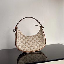 Celine賽琳23新款hobo女包小月亮凱旋門老花單肩手提腋下包百代購 歷史價格詳細信息