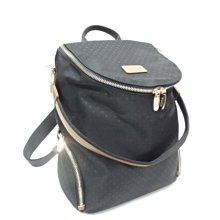 ＊迪奧小店＊名牌BONNIE方皮標後背包(中)／韓風時尚前置雙拉鍊／尼龍真牛皮／勁爆特價／時尚黑 歷史價格詳細信息